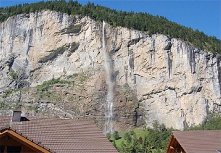 Charming Penthouse Lauterbrunnen Exterior foto